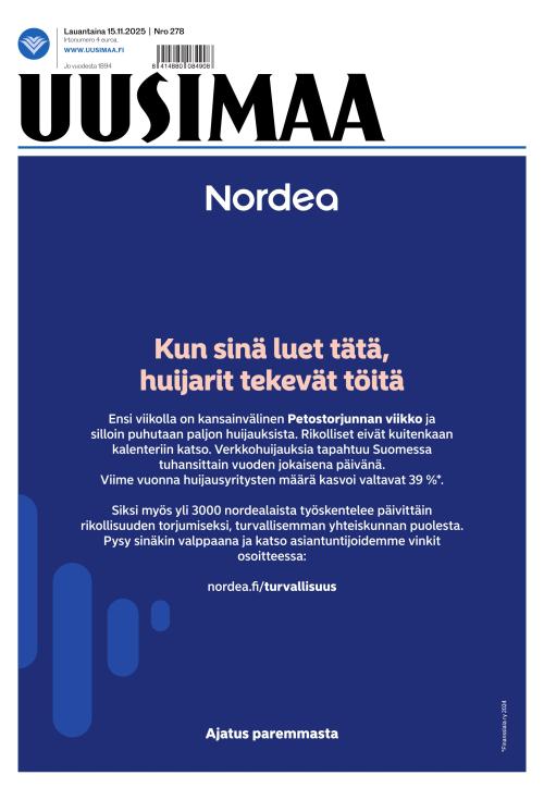 Uusimaa 15.11.2025