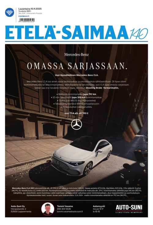 Etelä-Saimaa 15.11.2025