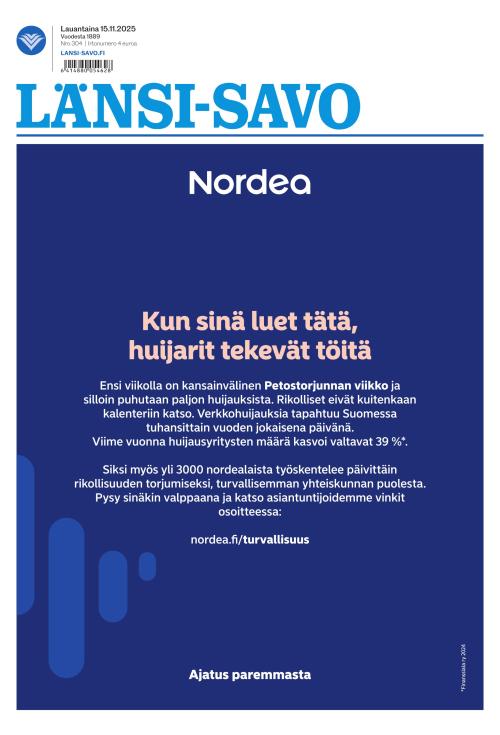 Länsi-Savo 15.11.2025