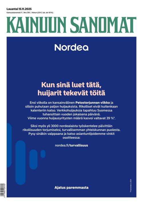 Kainuun Sanomat 15.11.2025