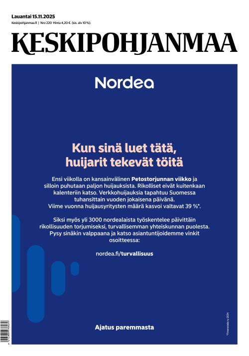 Keskipohjanmaa 15.11.2025