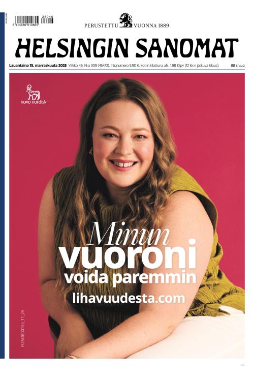 Helsingin Sanomat 15.11.2025