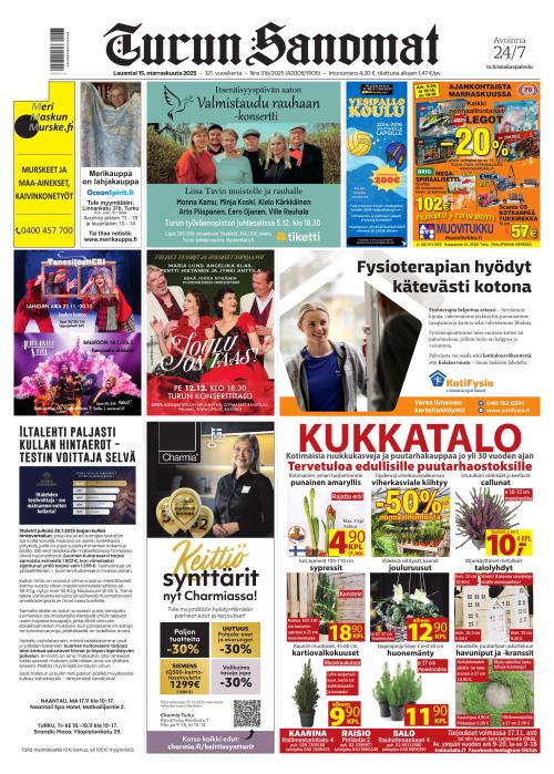 Turun Sanomat 15.11.2025