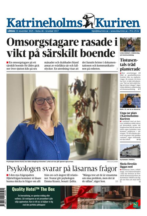 Katrineholms-Kuriren 15.11.2025