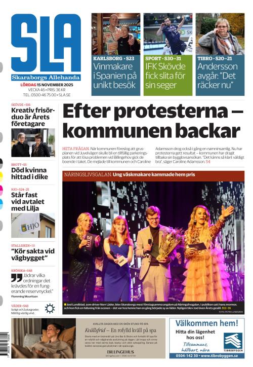 Skaraborgs Allehanda 15.11.2025