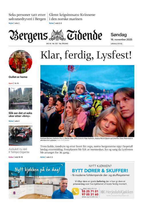 Bergens Tidende (NO) 16.11.2025