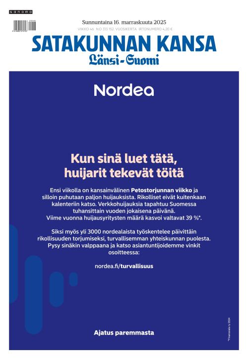 Satakunnan Kansa Länsi-Suomi 16.11.2025