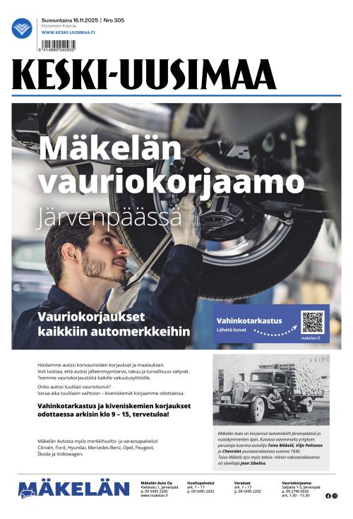 Keski-Uusimaa 16.11.2025