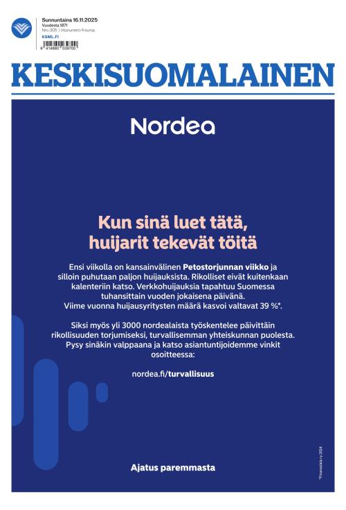 Keskisuomalainen 16.11.2025