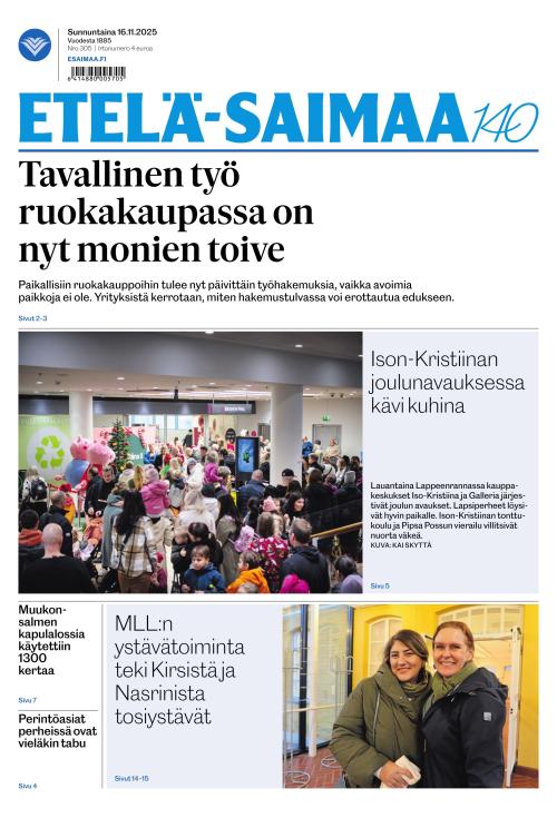 Etelä-Saimaa 16.11.2025