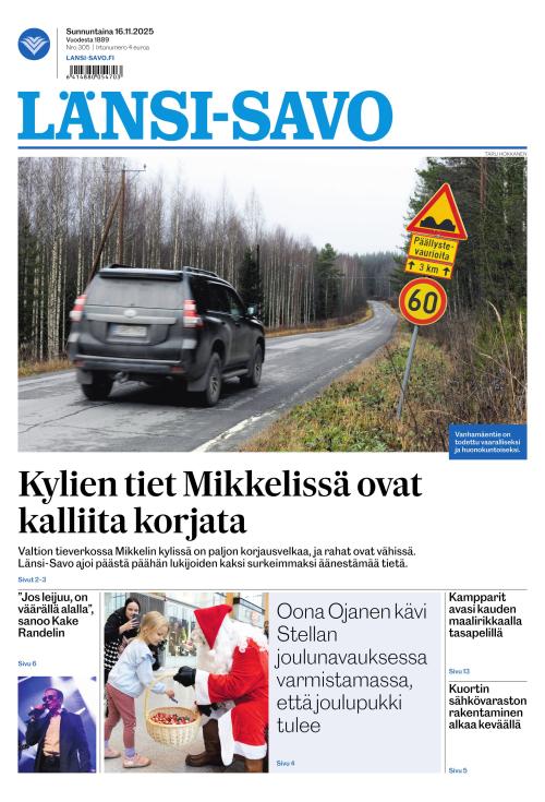 Länsi-Savo 16.11.2025