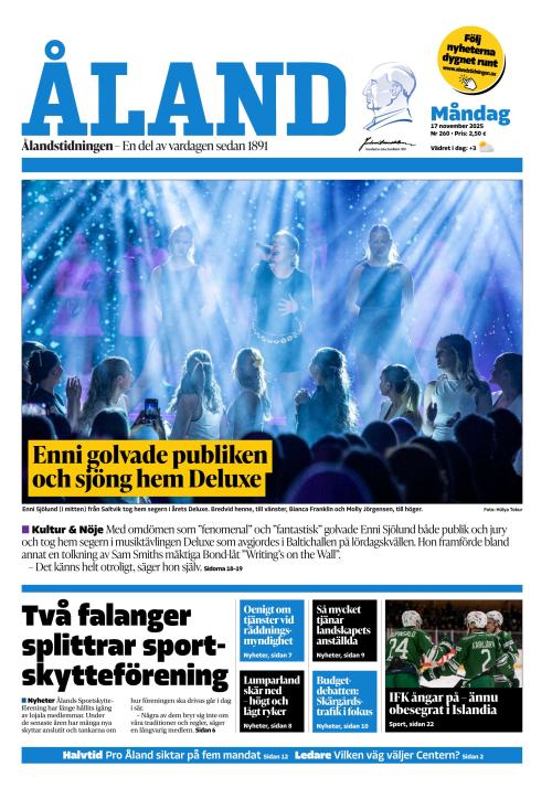 Ålandstidningen 17.11.2025
