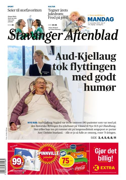 Stavanger Aftenblad (NO) 17.11.2025
