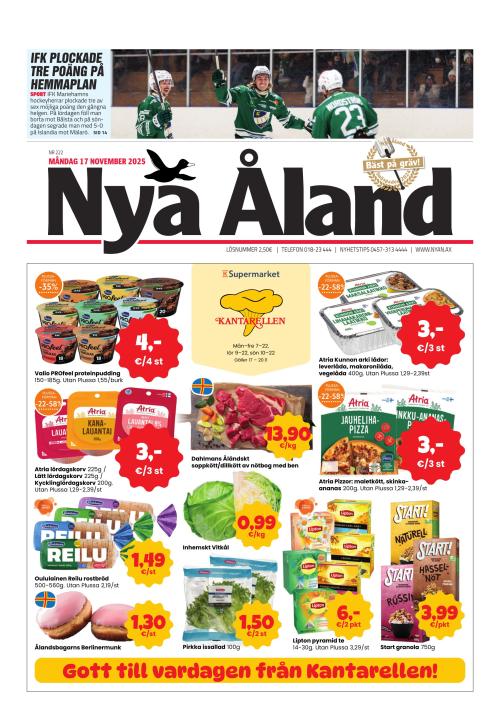 Nya Åland 17.11.2025