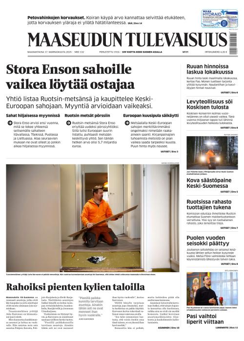 Maaseudun Tulevaisuus 17.11.2025