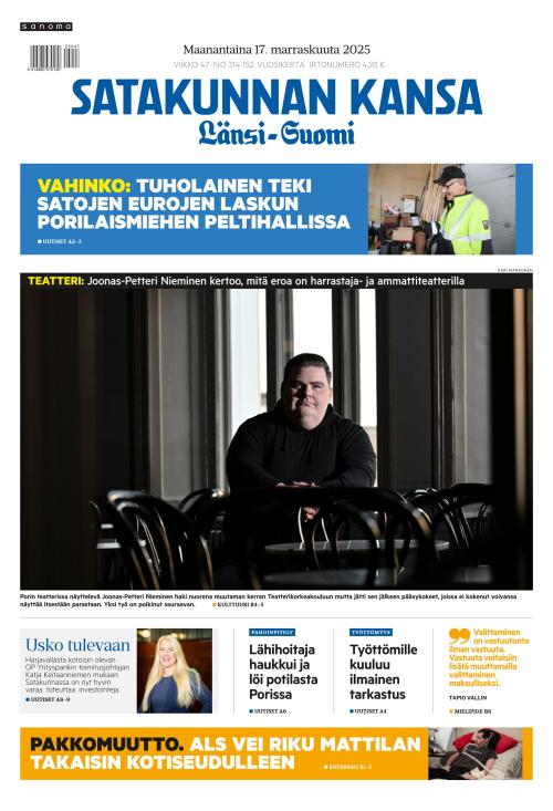 Satakunnan Kansa Länsi-Suomi 17.11.2025