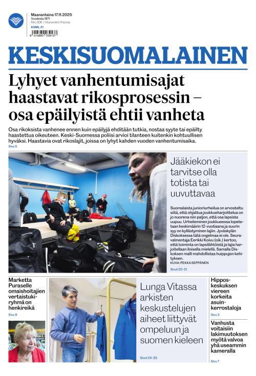 Keskisuomalainen 17.11.2025