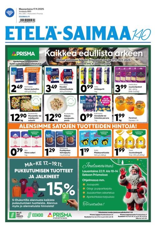 Etelä-Saimaa 17.11.2025