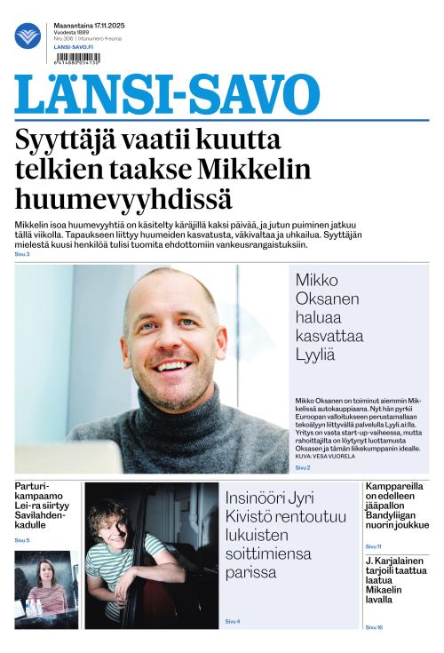 Länsi-Savo 17.11.2025