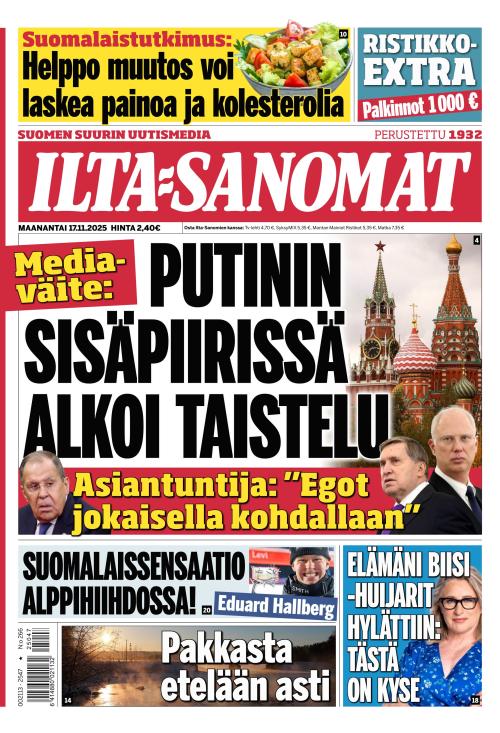 Ilta-Sanomat 17.11.2025