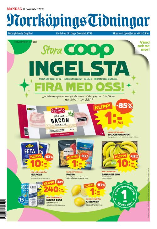 Norrköpings Tidningar 17.11.2025