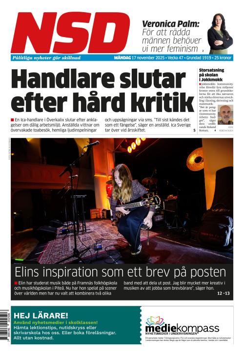 Norrländska Socialdemokraten 17.11.2025
