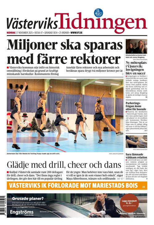Västerviks-Tidningen 17.11.2025