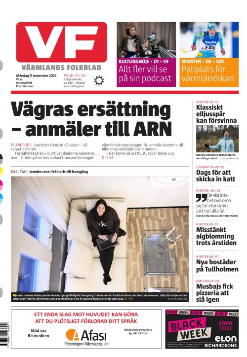 Värmlands Folkblad 17.11.2025
