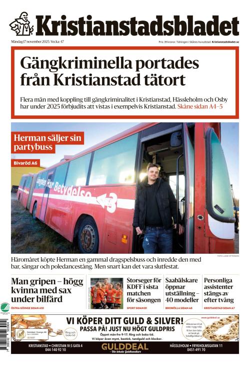 Kristianstadsbladet 17.11.2025