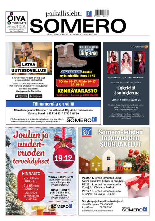 Paikallislehti Somero 18.11.2025