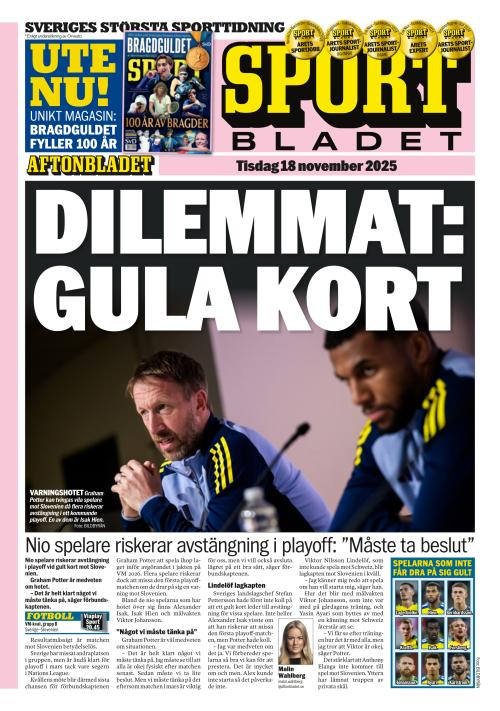 Aftonbladet Sportbladet 18.11.2025