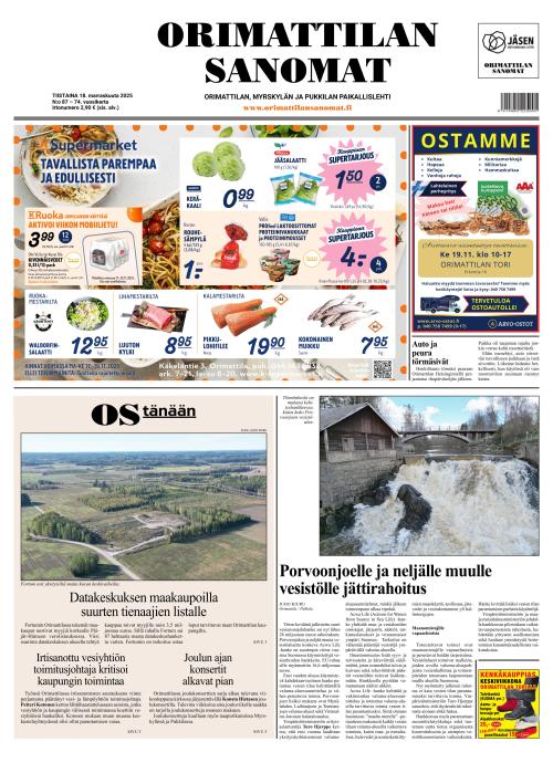 Orimattilan Sanomat 18.11.2025