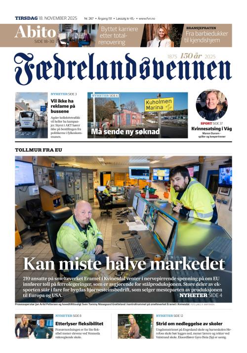 Fædrelandsvennen (NO) 18.11.2025