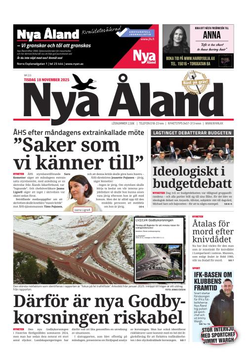 Nya Åland 18.11.2025