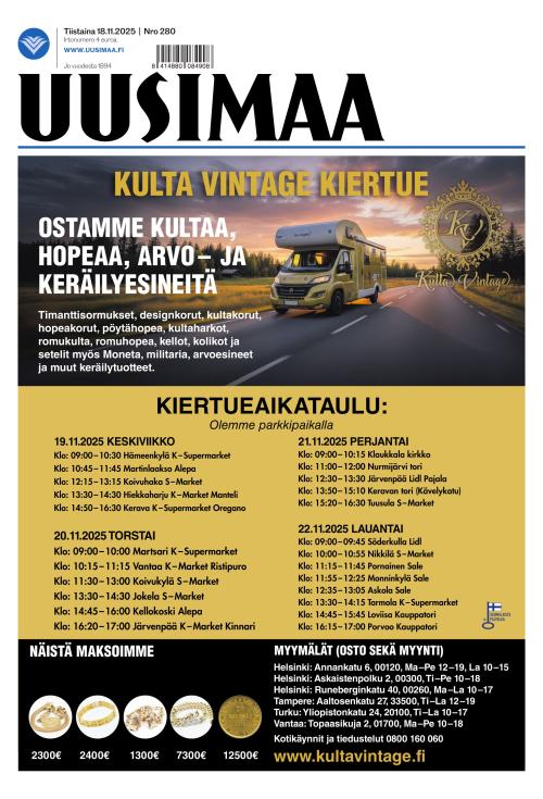Uusimaa 18.11.2025