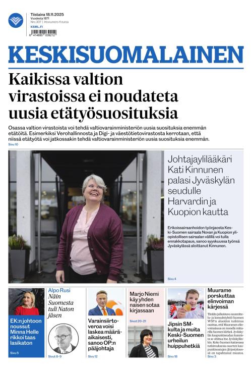 Keskisuomalainen 18.11.2025
