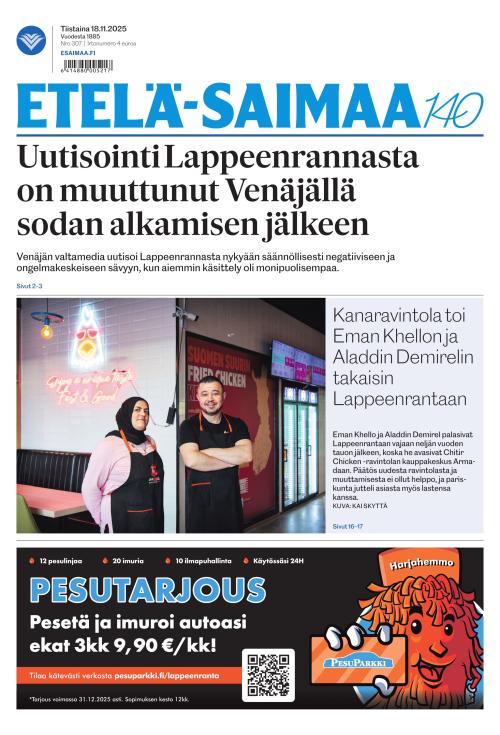 Etelä-Saimaa 18.11.2025