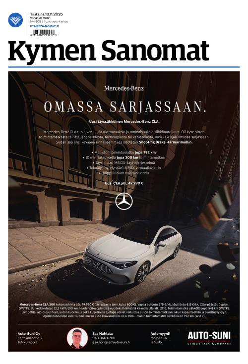 Kymen Sanomat 18.11.2025