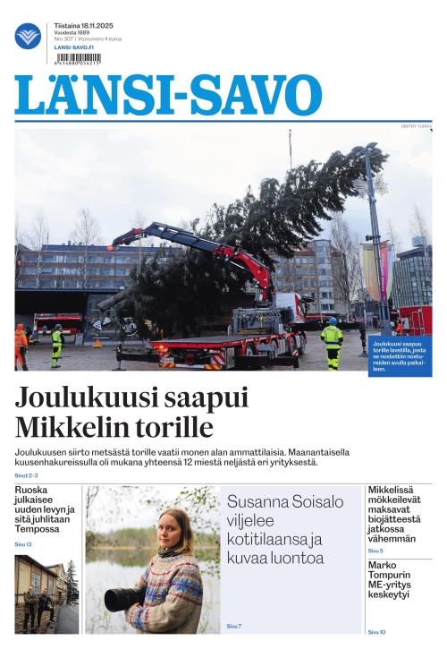 Länsi-Savo 18.11.2025