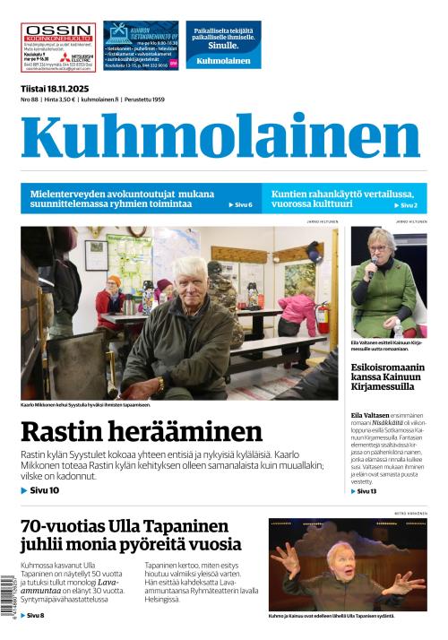 Kuhmolainen 18.11.2025
