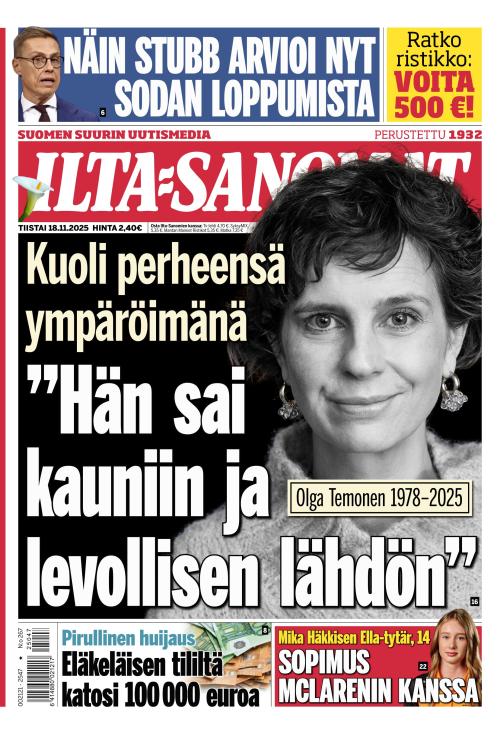 Ilta-Sanomat 18.11.2025