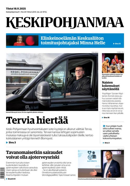 Keskipohjanmaa 18.11.2025