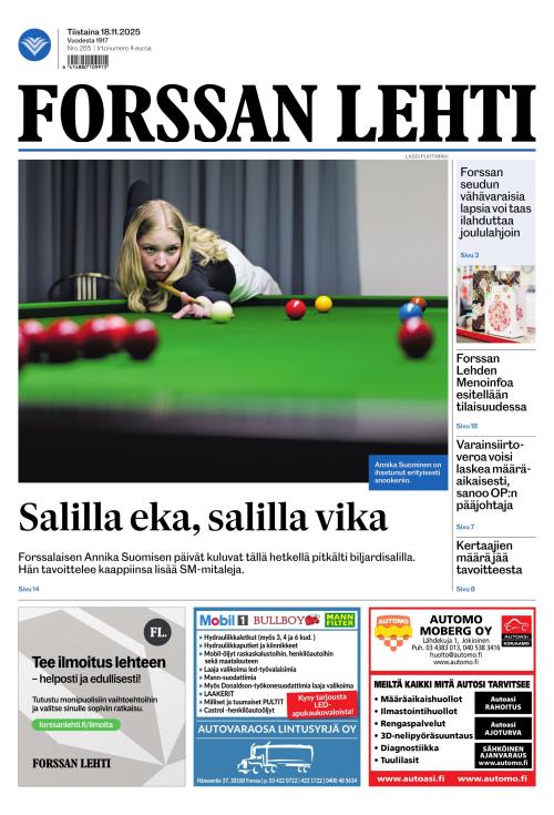 Forssan Lehti 18.11.2025