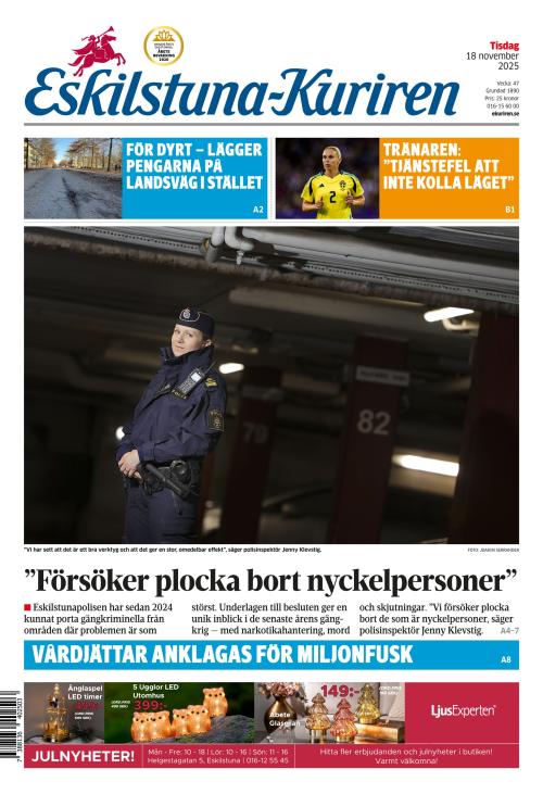 Eskilstuna-Kuriren 18.11.2025