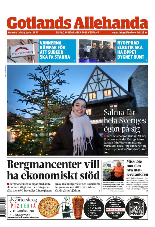 Gotlands Allehanda 18.11.2025