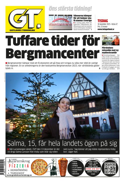 Gotlands Tidningar 18.11.2025