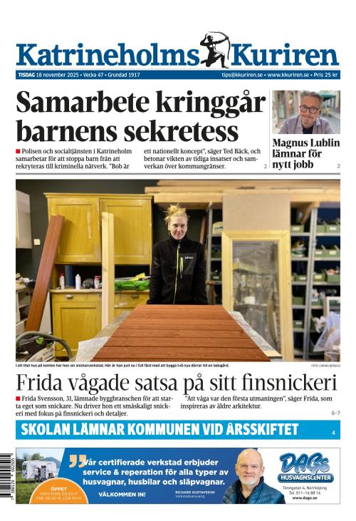 Katrineholms-Kuriren 18.11.2025