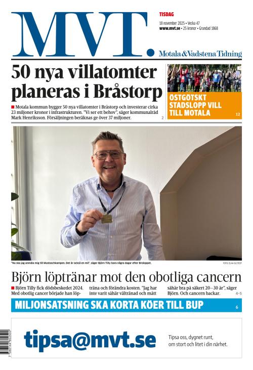 Motala Vadstena Tidning 18.11.2025