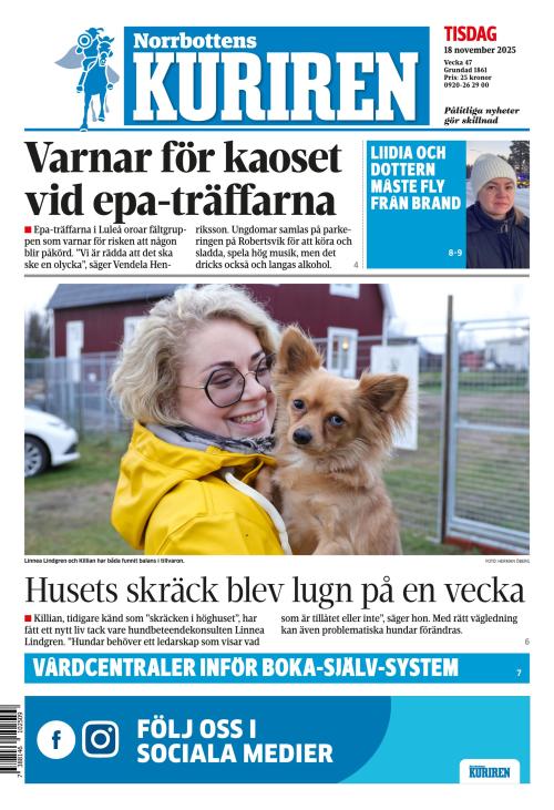 Norrbottens-kuriren 18.11.2025
