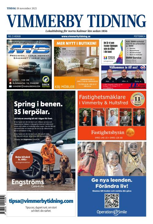Vimmerby Tidning / Kinda-Posten 18.11.2025